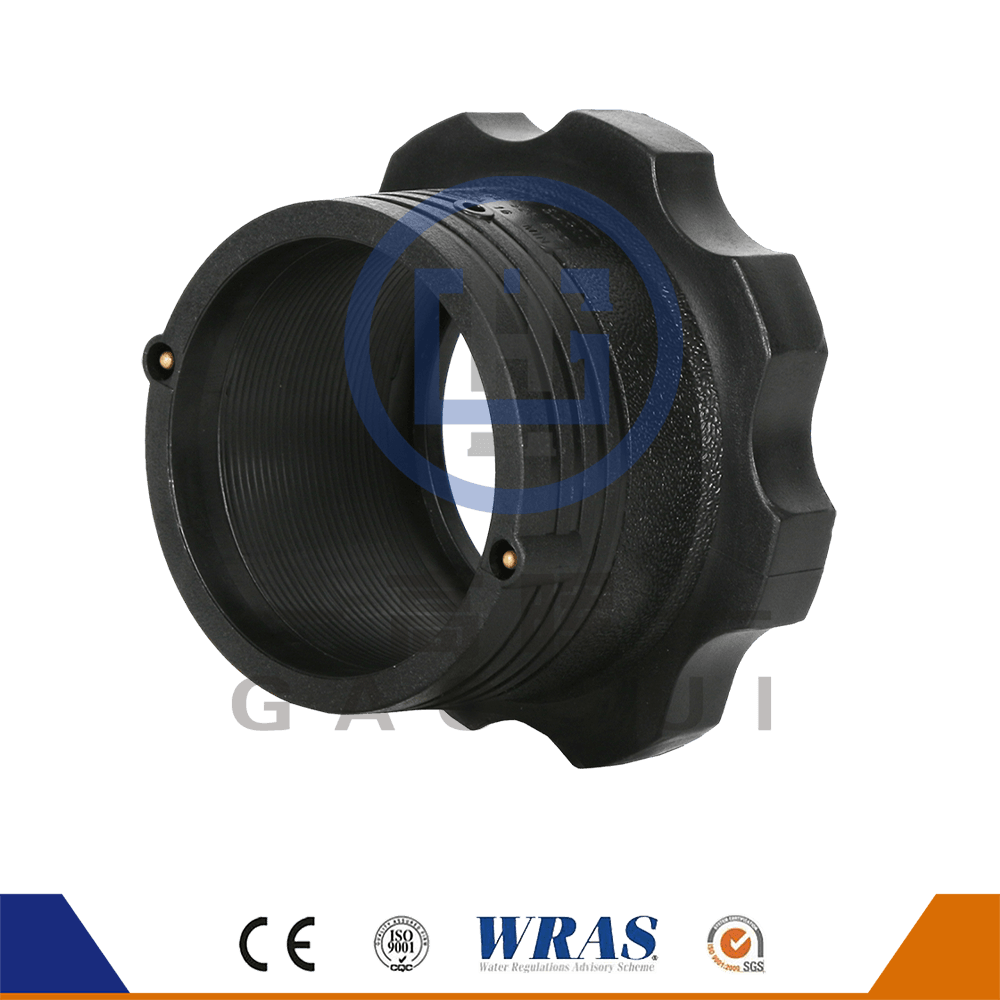 HDPE Kalıplı Electro Füzyon Sapı Flanş Sapı Sap flanş adaptörü su temini