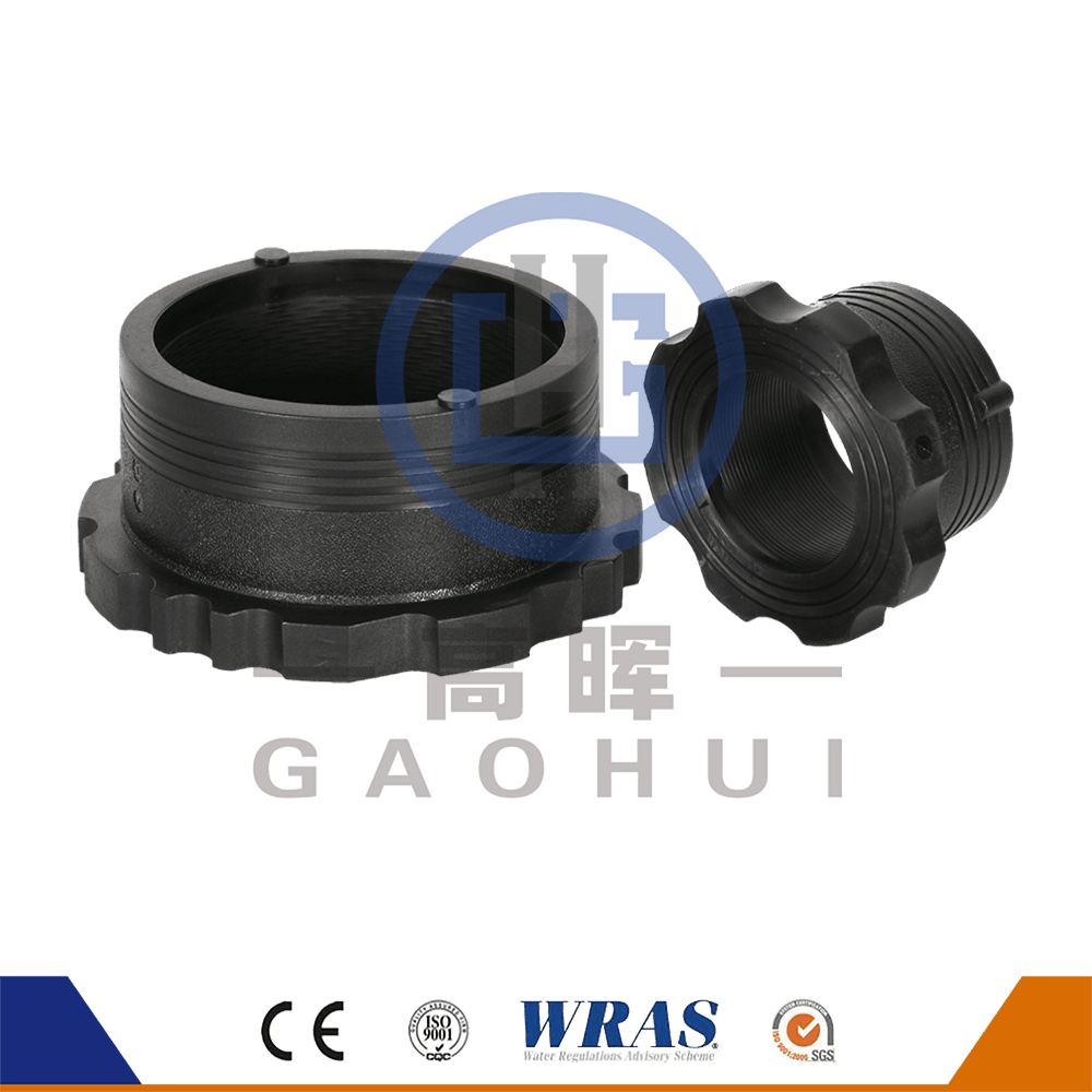 HDPE Kalıplı Electro Füzyon Sapı Flanş Sapı Sap flanş adaptörü su temini