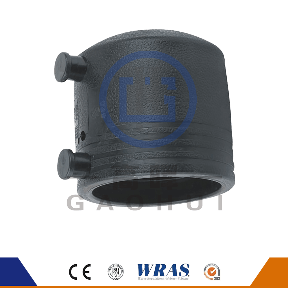 Su temini için HDPE kalıplanmış elektro füzyon uç kapağı hdpe boru ucu