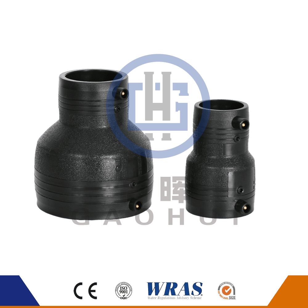HDPE Kalıplı Elektrofüzyon Azaltma Kuplör Redüktör Kuplajı Su temini