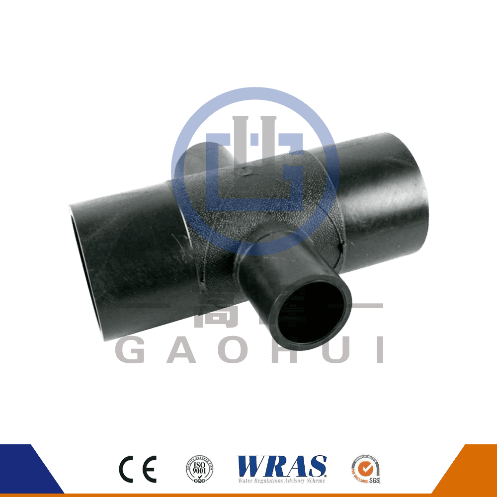 HDPE kalıplanmış popo füzyonu, su borusu için çapraz geçişi azaltır